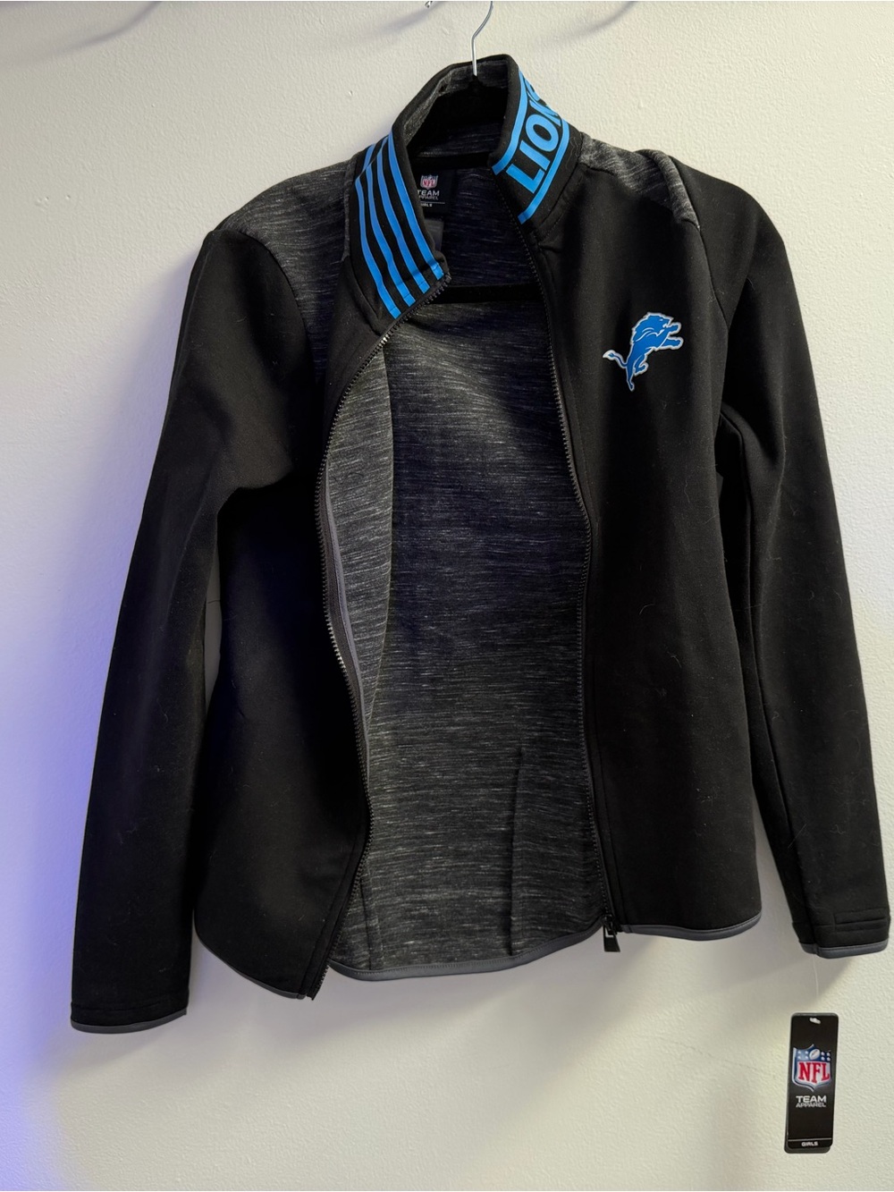NFL Black Jacket with Gray Accents
